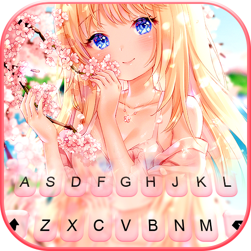 Cute Sakura Girl keyboard