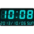 7セグLEDデジタル時計ウィジェット C-Me Clock