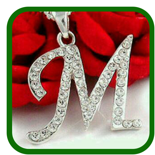 صور حرف M مزخرفة  رومانسية