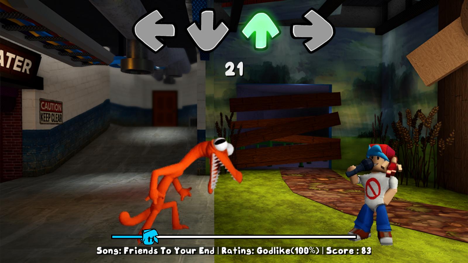 Download Rainbow Friends FNF Mod android on PC