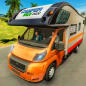 Camper Van Driver: Caravan 3D