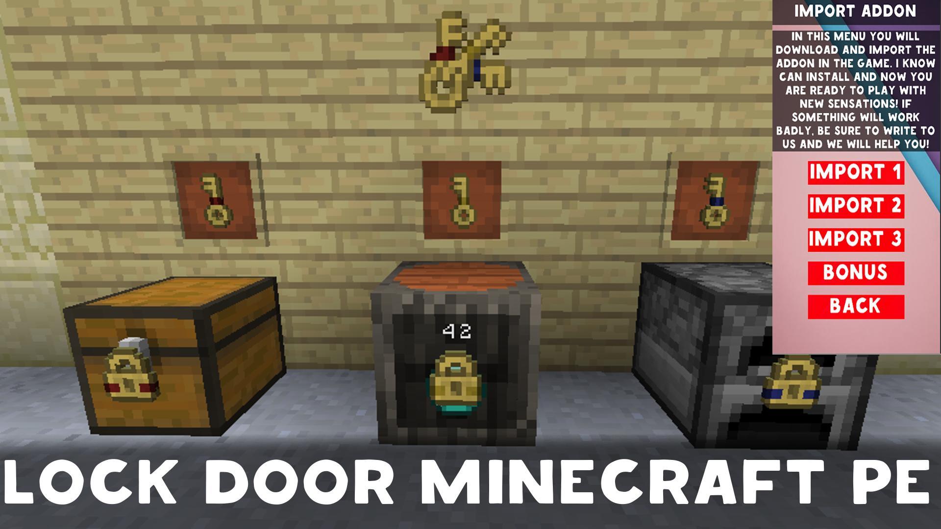 Скачать Lock Door Mod for Minecraft на ПК | Официальный представитель  GameLoop