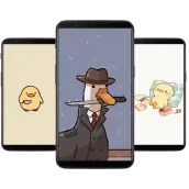 Cute Duck Aesthetic Wallpaper