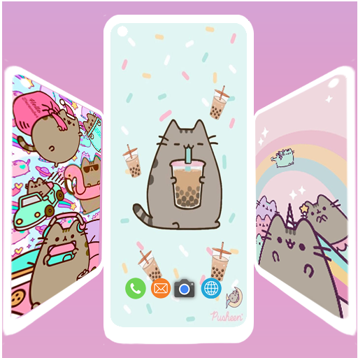 Pusheen Cute Cat Wallpaper 4K