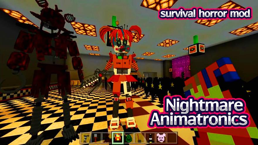 Download Intense Encounter With Nightmare Animatronics In Fnaf