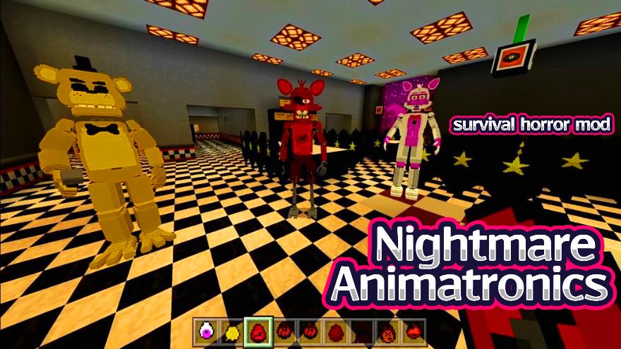 Download Intense Encounter With Nightmare Animatronics In Fnaf