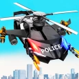 US Police Robot Car Helicopter