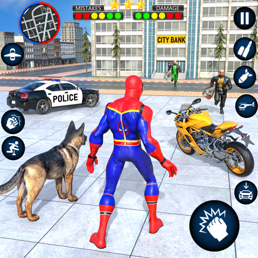 Spider Rope Hero City Battle