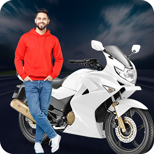 Man Bike Rider Photo Editor