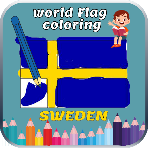 World flags coloring book