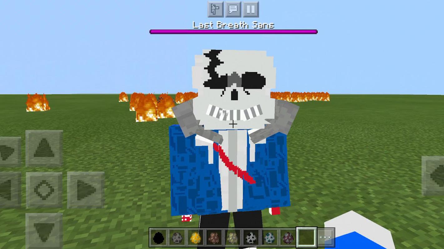 Download Sans Mod for Minecraft android on PC