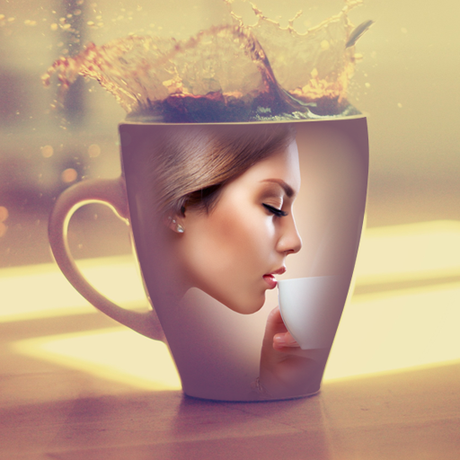 Coffee Cup Photo Frame