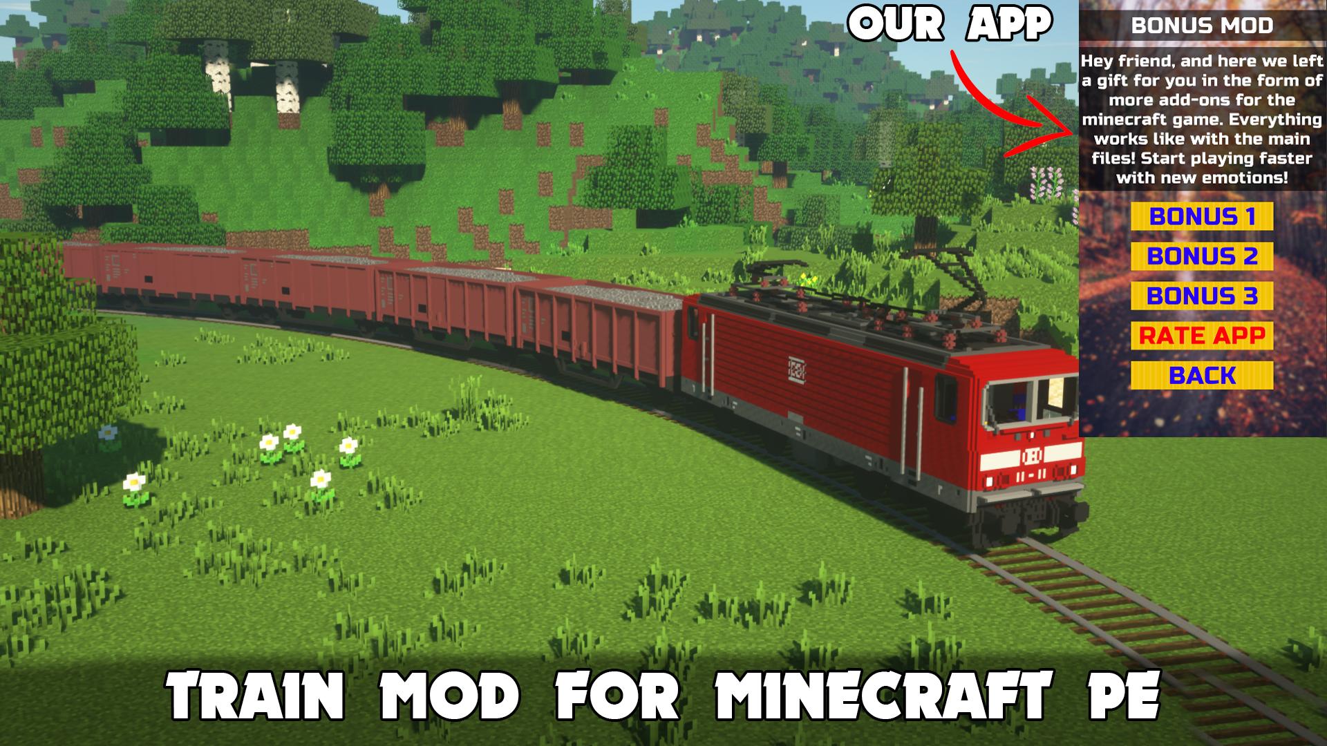 Скачать Train Vehicles in Minecraft PE на ПК | Официальный представитель  GameLoop