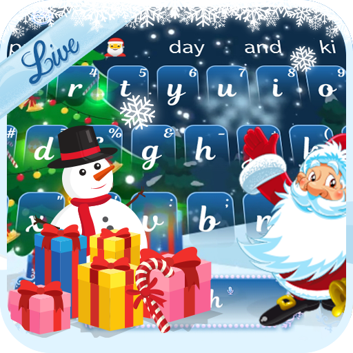 Live Christmas Keyboard Theme