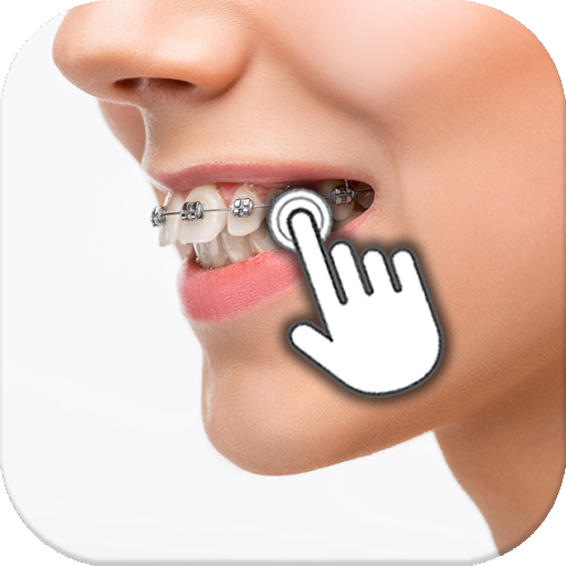 Braces on teeth: Photo editor