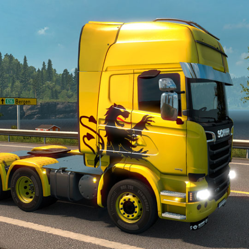 Simulador de caminhão, carga