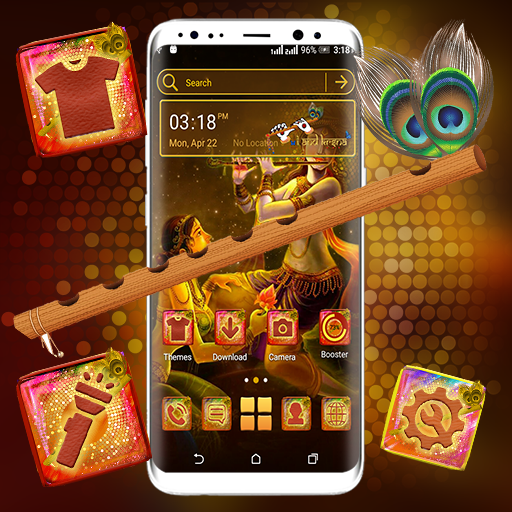 Radha Krishna Launcher Theme