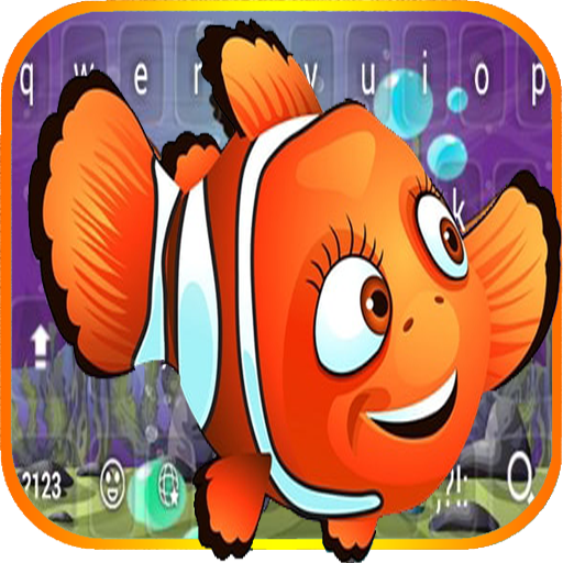 Orange Clownfish Keyboard