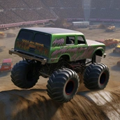 Monster Truck Derby Fight Game