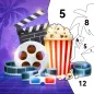 Movie Paint by Number Coloring