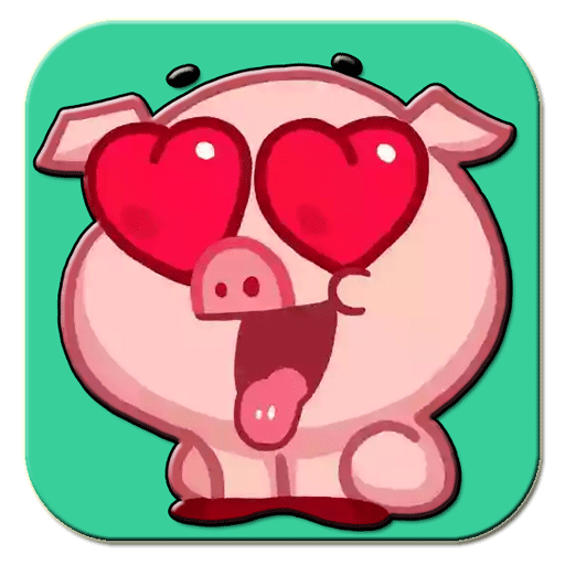 Pigs Stickers WAStickerApps