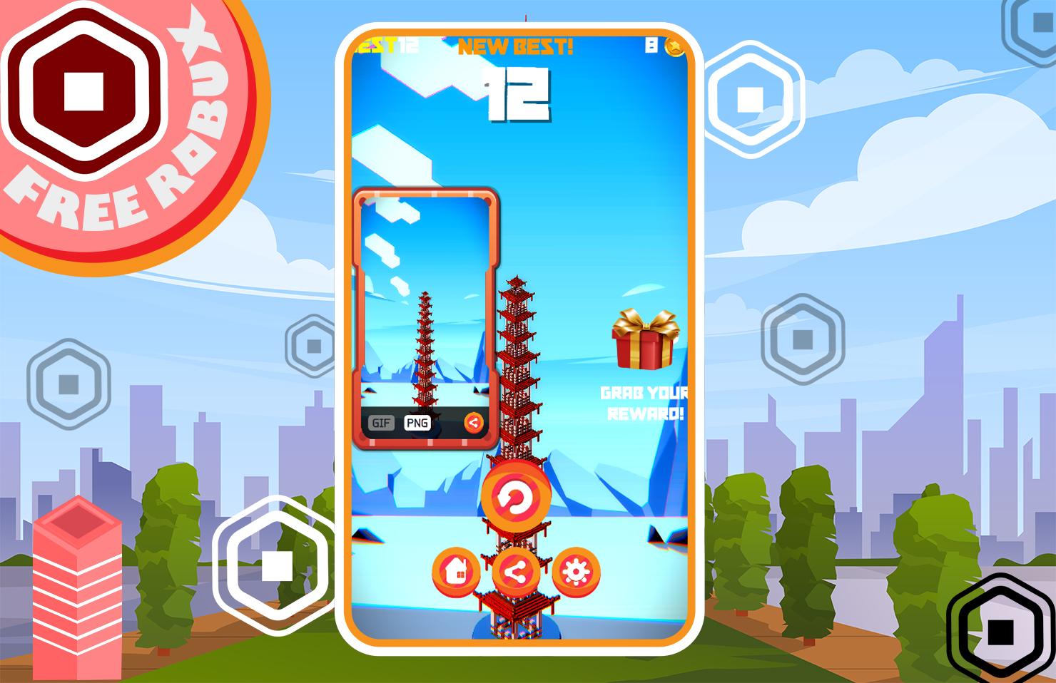 Download Robux Tap Tower-Get Real Robux android on PC