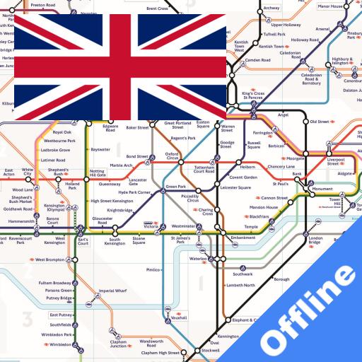 Tube Map: London Underground route offline