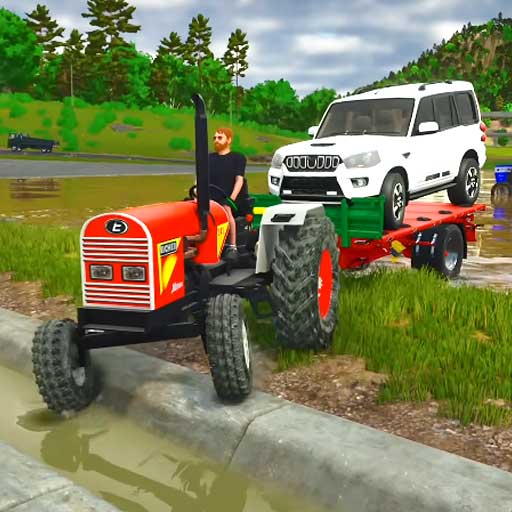Tractor Trolley Driving Sim 3D