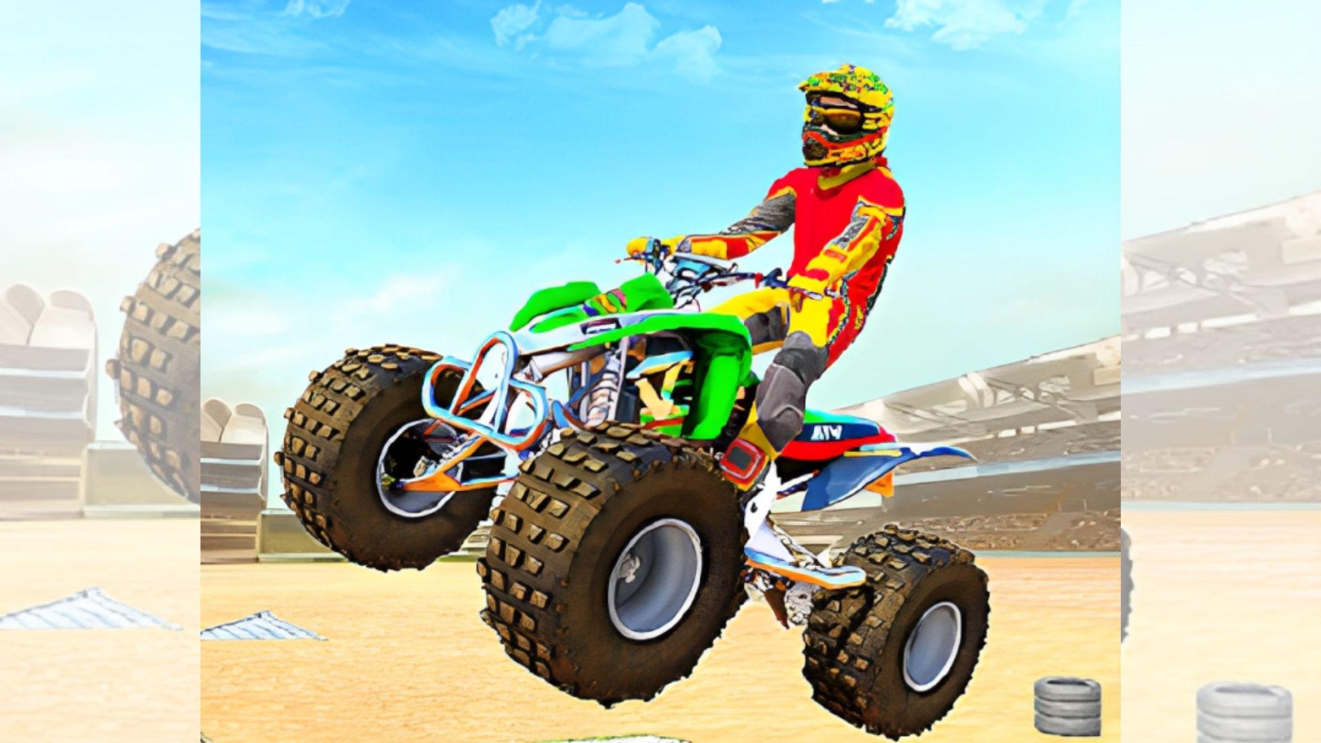 Скачать ATV Quad Bike Racing Stunt Sim на ПК | Официальный представитель  GameLoop