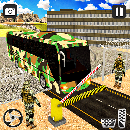 Game bus tentara bus militer