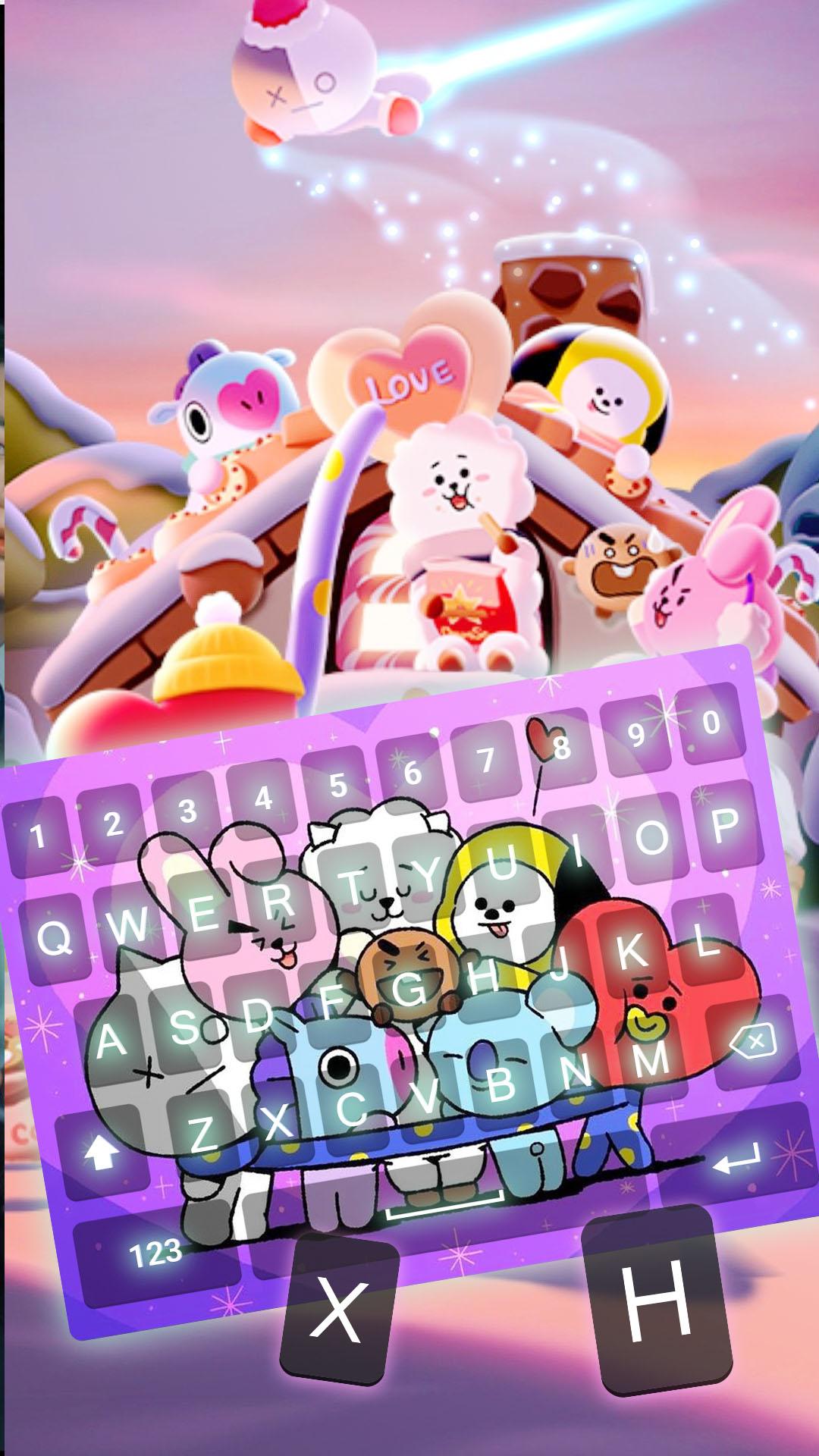 Download BT21 BTS Char Keyboard Theme android on PC