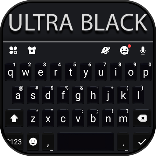 Ultra Black Klavye Teması