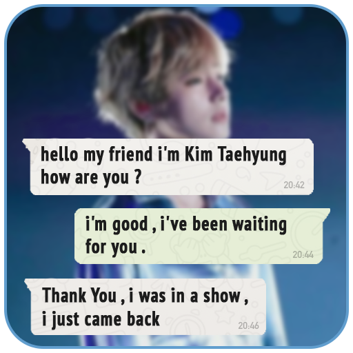 Chat With BTS V Kim Taehyung - Prank