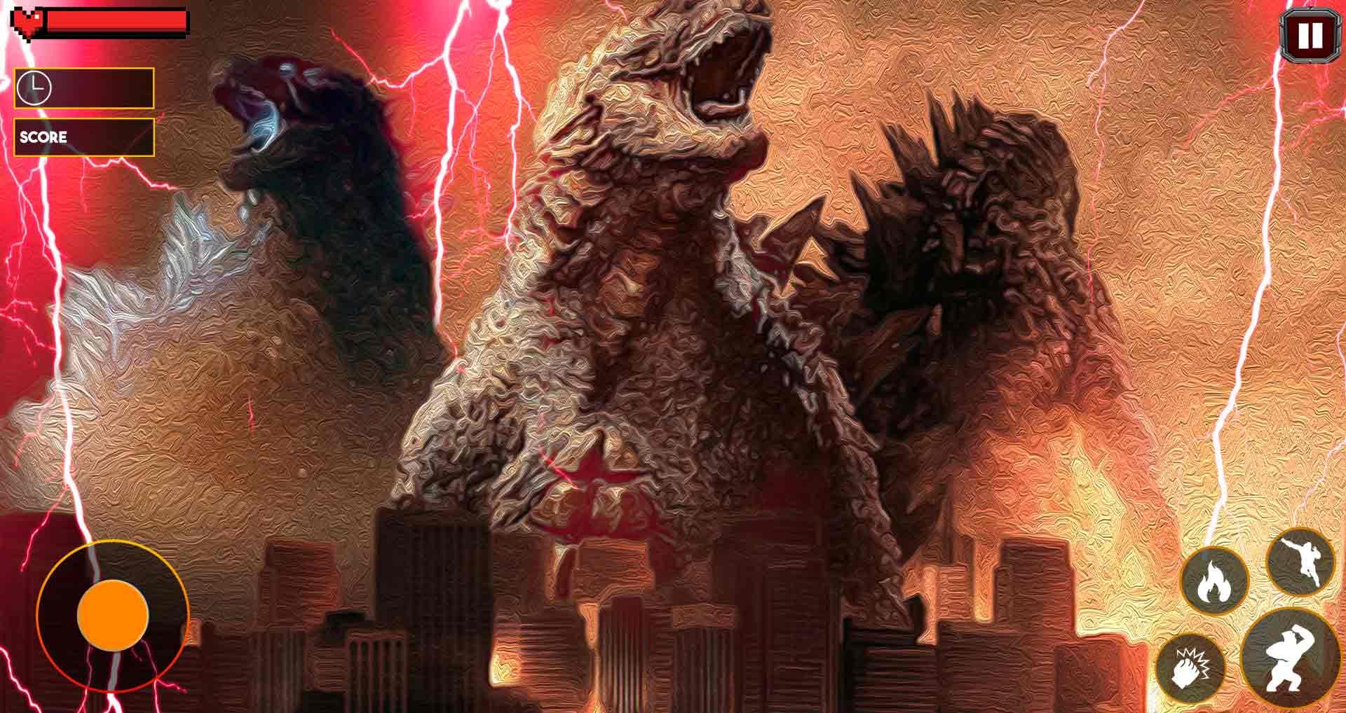 Download Monster Kaiju Godzilla Rampage android on PC