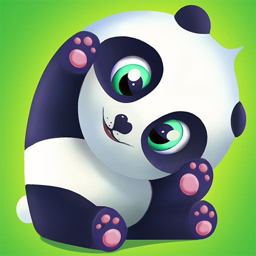 Pu 熊貓虛擬寵物和寵愛可愛遊戲的孩子
