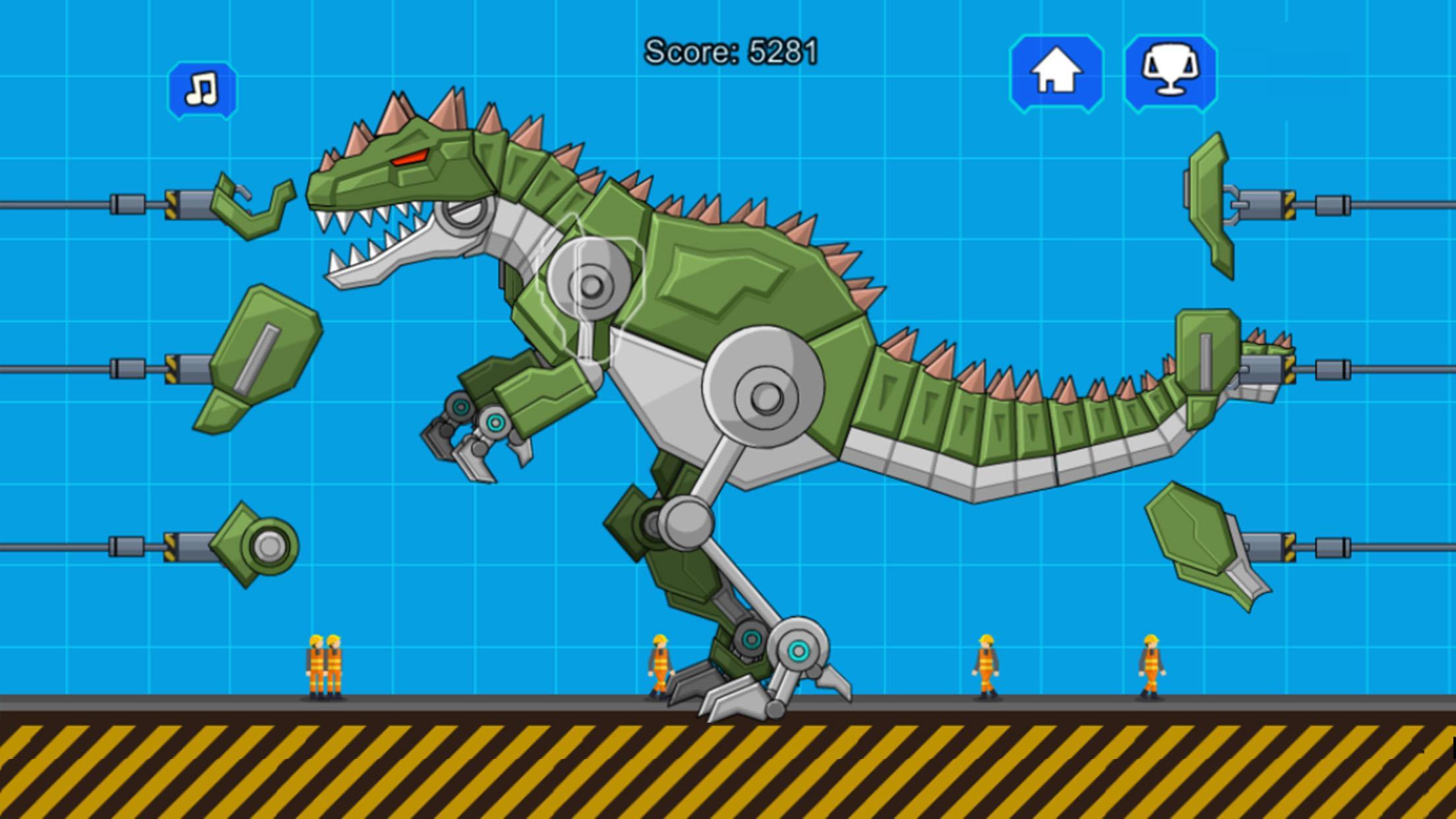 Download do APK de Robot Dinosaur Black T-Rex para Android