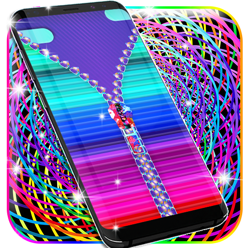 Colorful zip locker