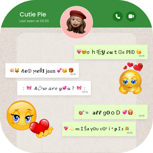 Chat Styles Fonts for Whatsapp