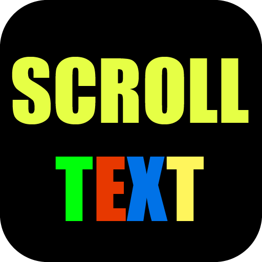 Scroll Text with blink Screen