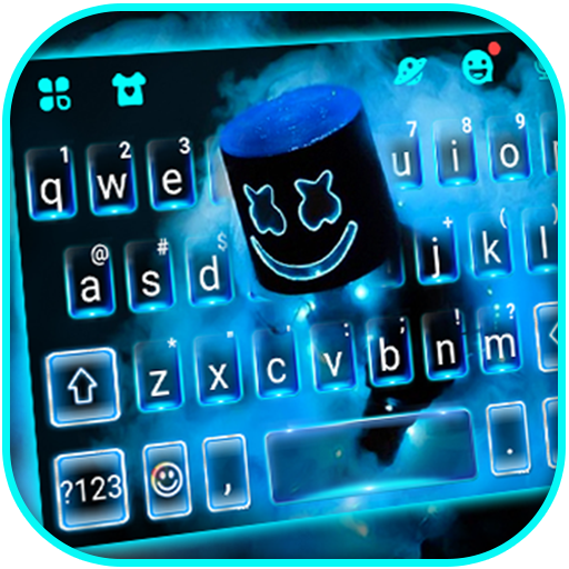 Blue Smoke Cool DJ keyboard