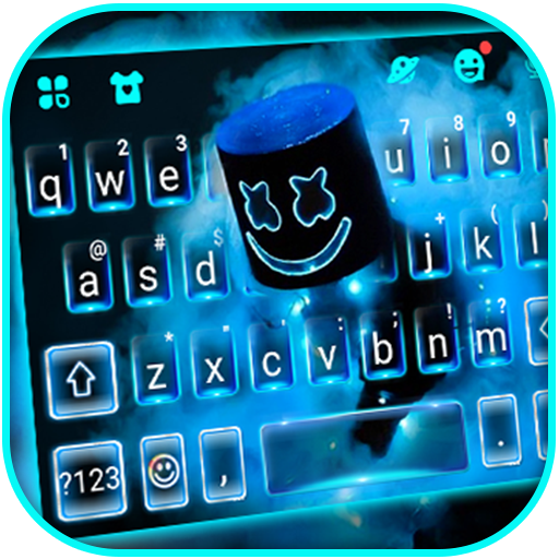 Blue Smoke Cool DJ keyboard