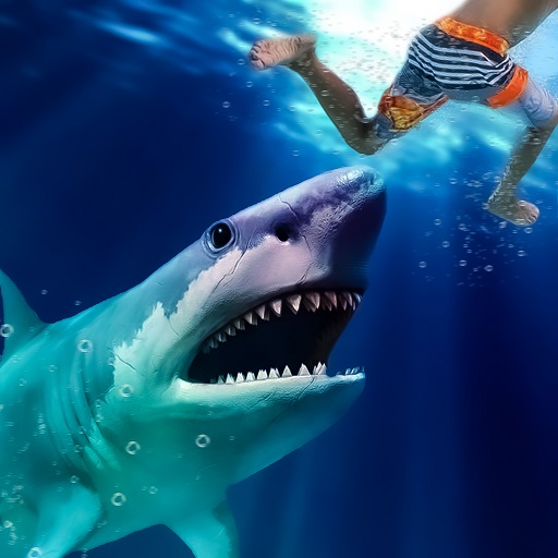 Hungry Man-Eater Shark Attack