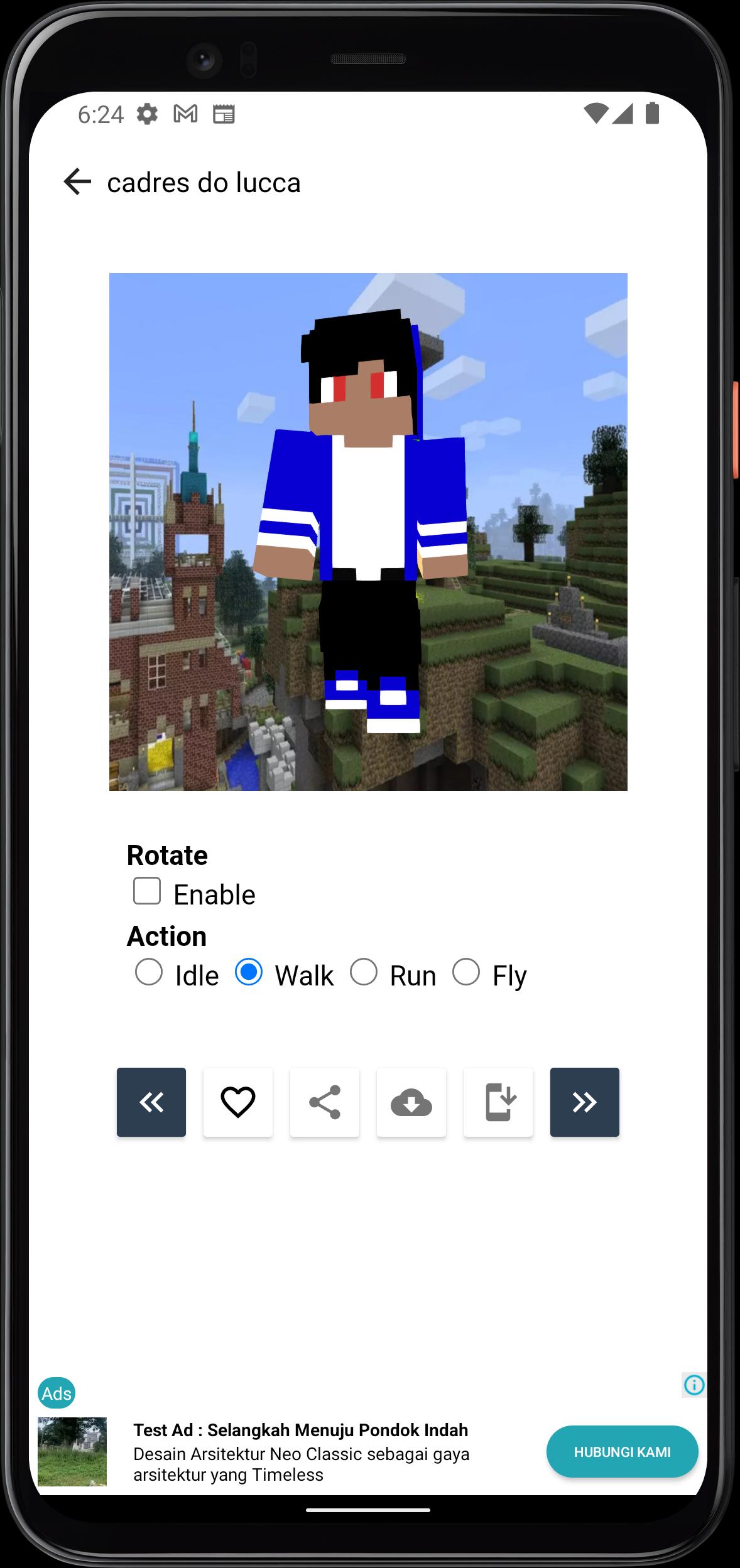 Julia MineGirl Skin for MCPE for Android - Free App Download