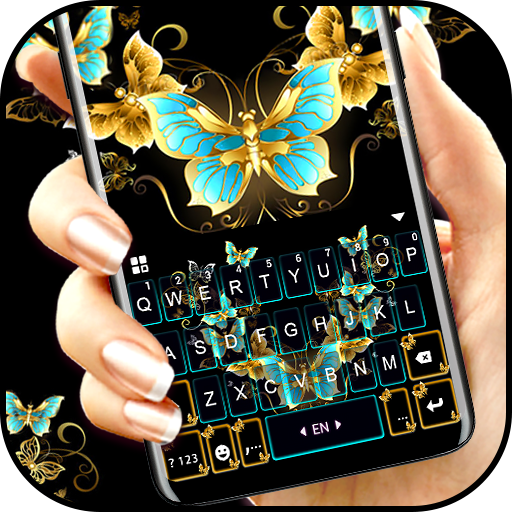 Vintage Golden Butterfly Klavy