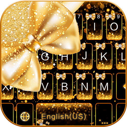 Luxury Bowknot Keyboard Theme