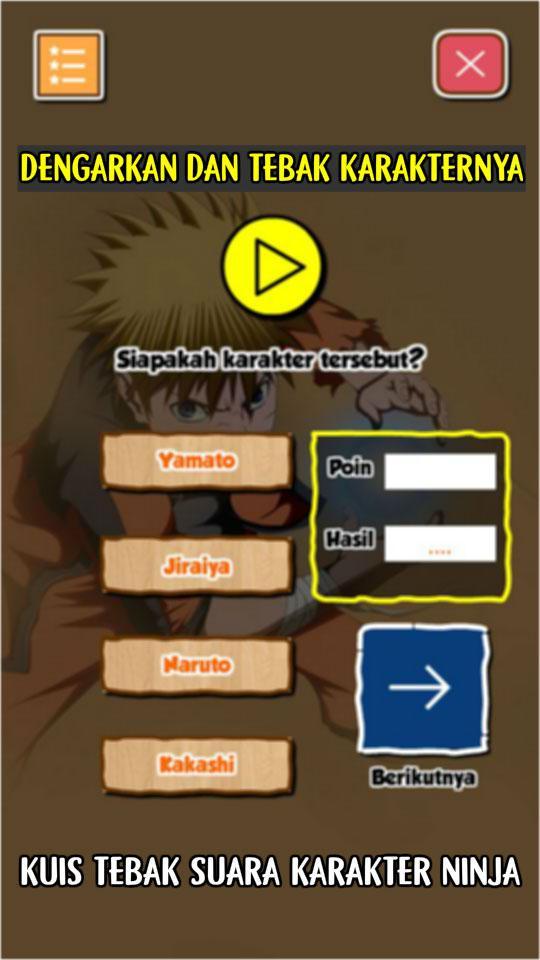 تنزيل Tebak Suara Karakter Anime Ninja Game على جهاز الكمبيوتر