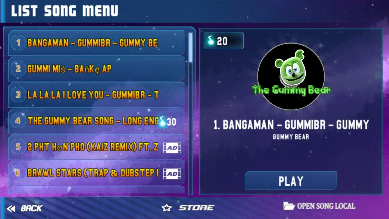 Download The Gummy Bear Guitar Star android on PC