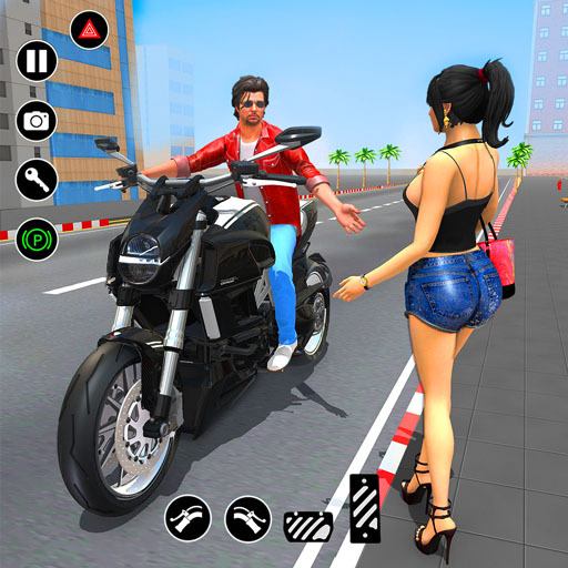 Bike Taxi Driving Games 3D