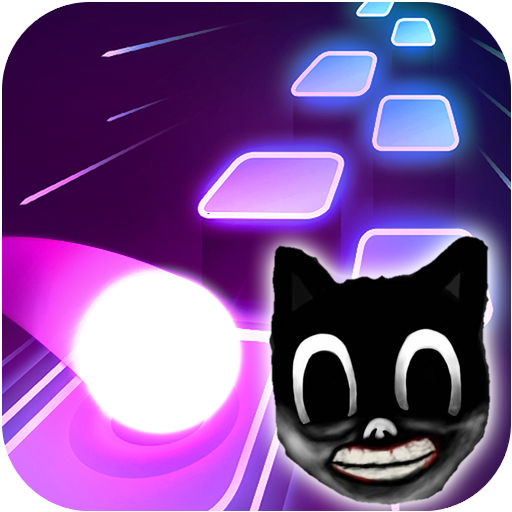 Cartoon cat - Hop tiles rush