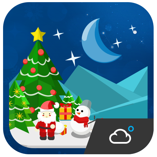 Christmas Theme Weather Widget